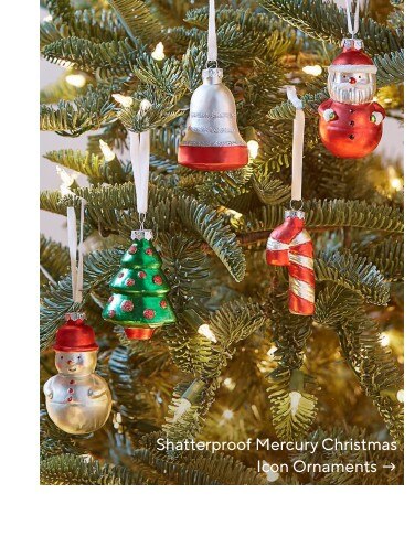 Shatterproof Mercury christmas Icon Ornaments - Mobile